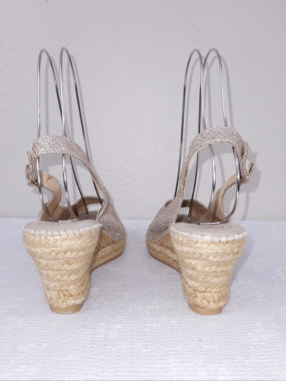 New! TONI PONS Carol Slingback Espadrille Wedge Peep-Toe Pumps US 11